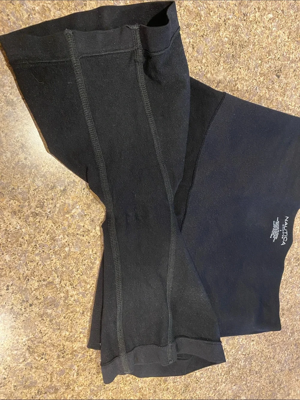 Nautica Intimates Smoothing Slimming Undergarment Shorts Black Large MUSTY SMELL
